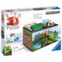 Puzzle 3D cutie depozitare Minecraft 216 piese